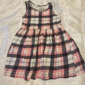 H&M Girl’s Checked Sleeveless Sundress Size 4-6Y